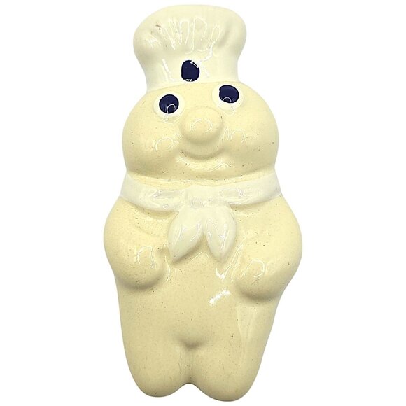 Pillsbury Doughboy Vintage Ceramic Fridge Magnet 3" Taiwan Baking Cooking - Picture 1 of 3